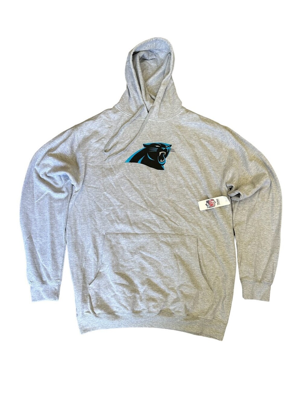 Carolina Panthers NFL Team Apparel Hoodie Jacket Men’s Gray Sweatshirt Size 2XLT